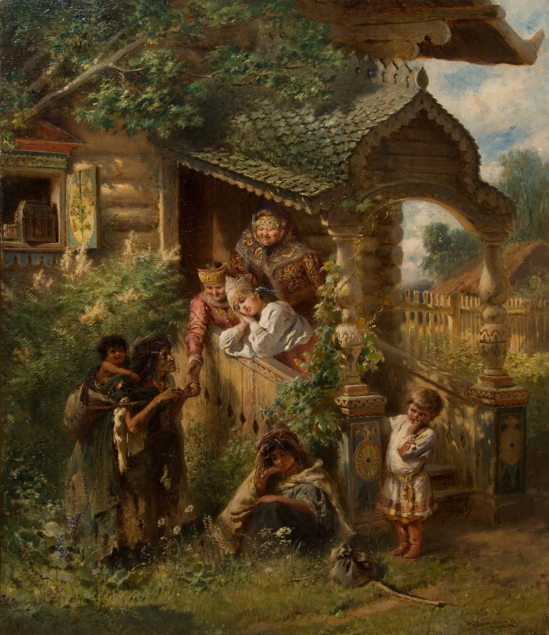 Věštění, 1884 od Konstantin Egorovich Makovsky