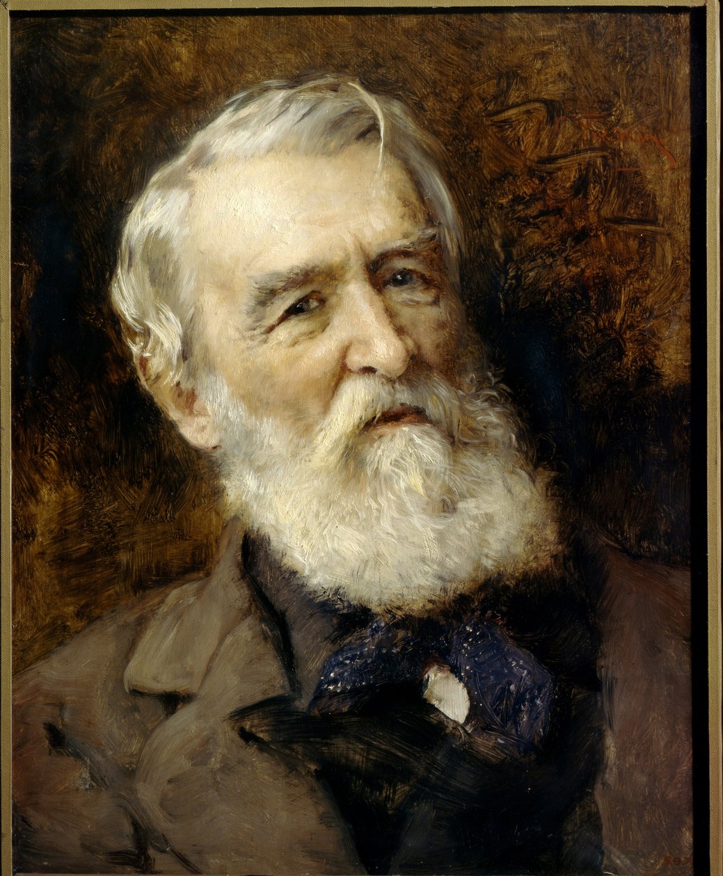 Portrét spisovatele Dmitrije Grigoroviče (1822-1899), ruského spisovatele. (Portrét autora Dmitrije Grigoroviče) Obraz Konstantina Jegoroviče Makovského (Constantin Makovsky) (1839-1915). Olej na plátně. Petrohrad, Muzeum Státní ruské muzeum od Konstantin Egorovich Makovsky