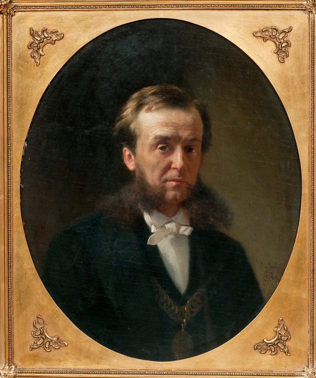 Portrét hraběte Piotra Alexandroviče Valoujeva (Pyotr Alexandrovič Valejev) (1815-1890) - Peinture de Konstantin Jegorovič Makovskij (Constantin Makovsky) (1839-1915), huile sur carton od Konstantin Egorovich Makovsky