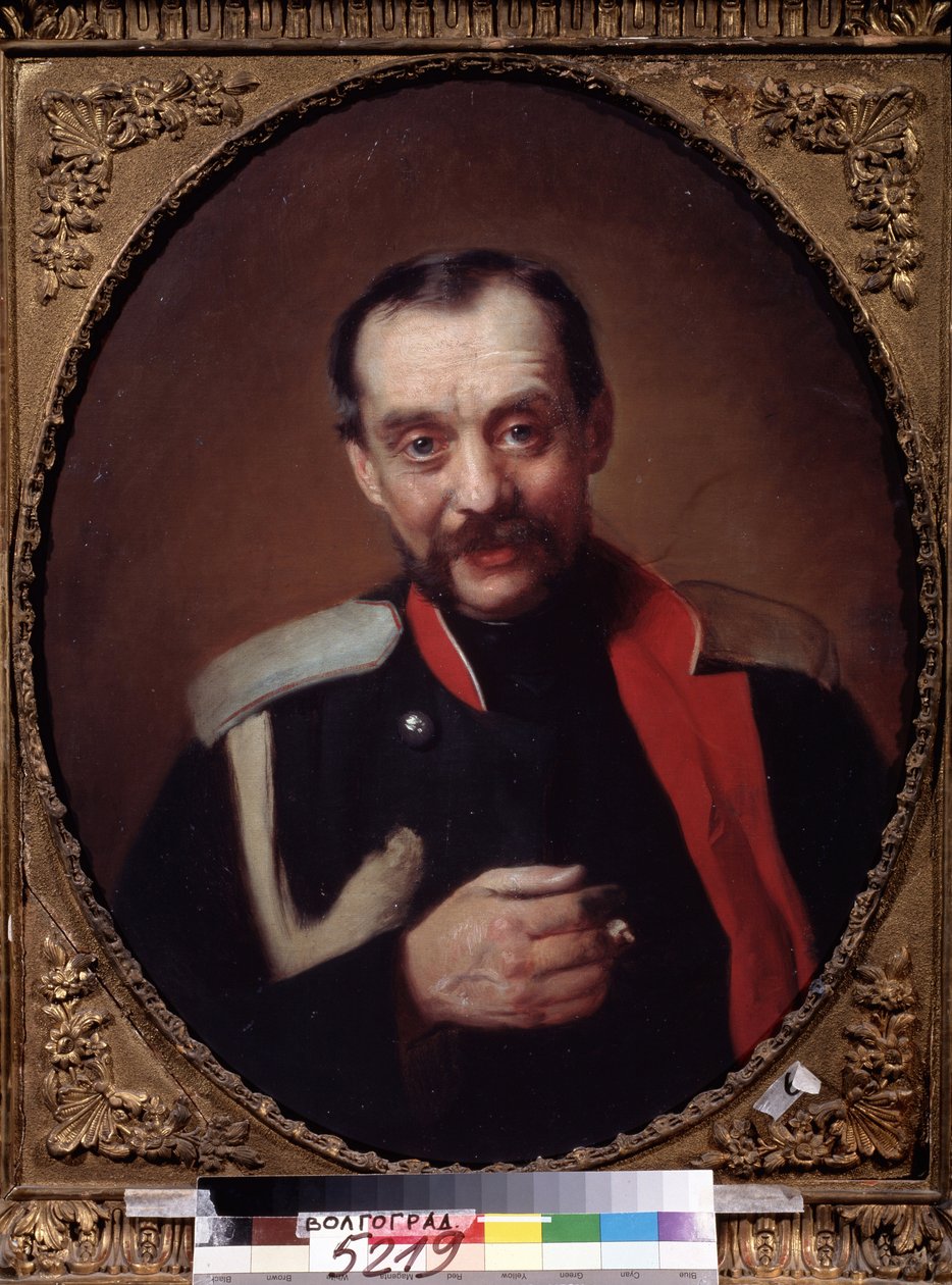 Portrét skladatele Cesara Antonoviče Cui (1835-1918) (Portrait of the Composer C. A. Cui). Člen skupiny pěti, jejímž cílem bylo produkovat typicky ruskou hudbu. Obraz Konstantina Jegoroviče Makovského (Constantin Makovsky) (1839- od Konstantin Egorovich Makovsky