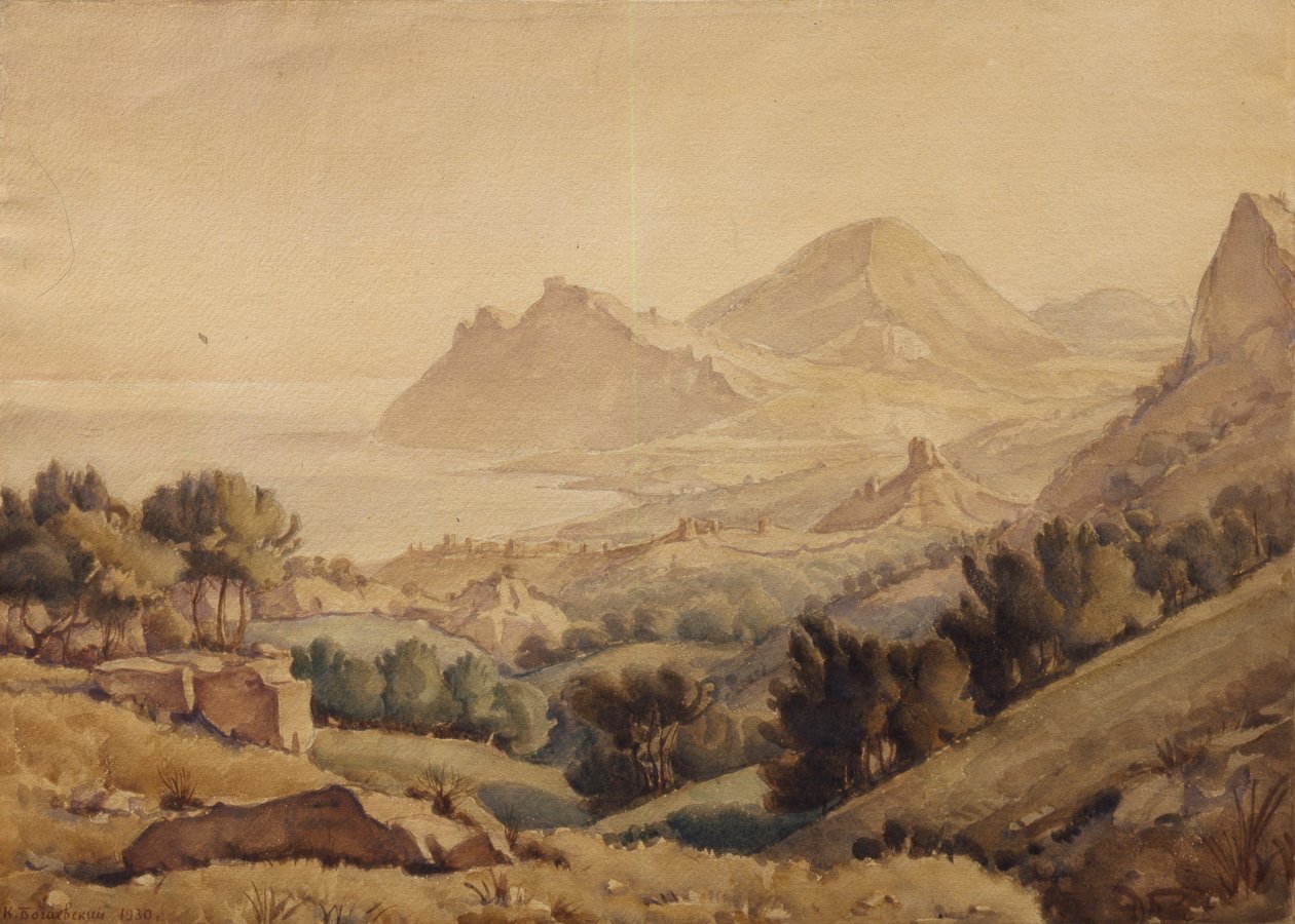 Starobylé město od Konstantin Fyodorovich Bogayevsky