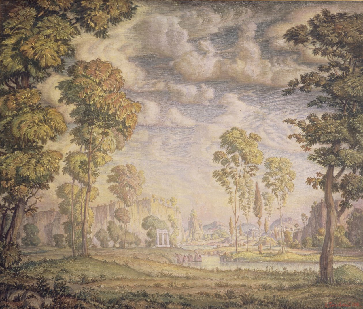 Ráno, 1910 od Konstantin Fyodorovich Bogayevsky