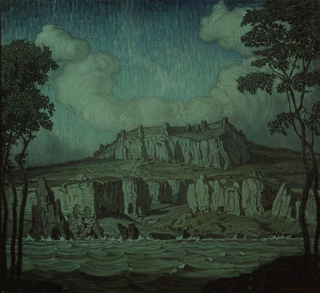 Mořské pobřeží, 1907 od Konstantin Fyodorovich Bogayevsky