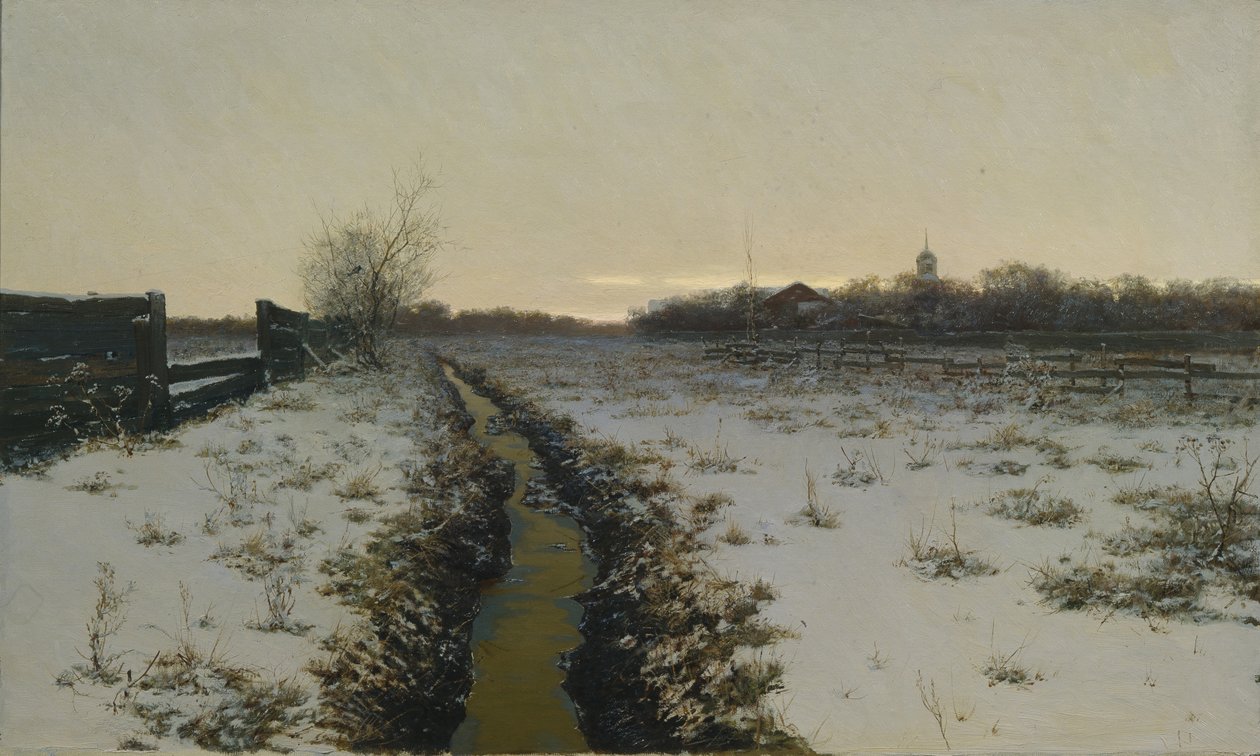 Zimní večer, 1888 od Konstantin Konstantinovich Pervukhin