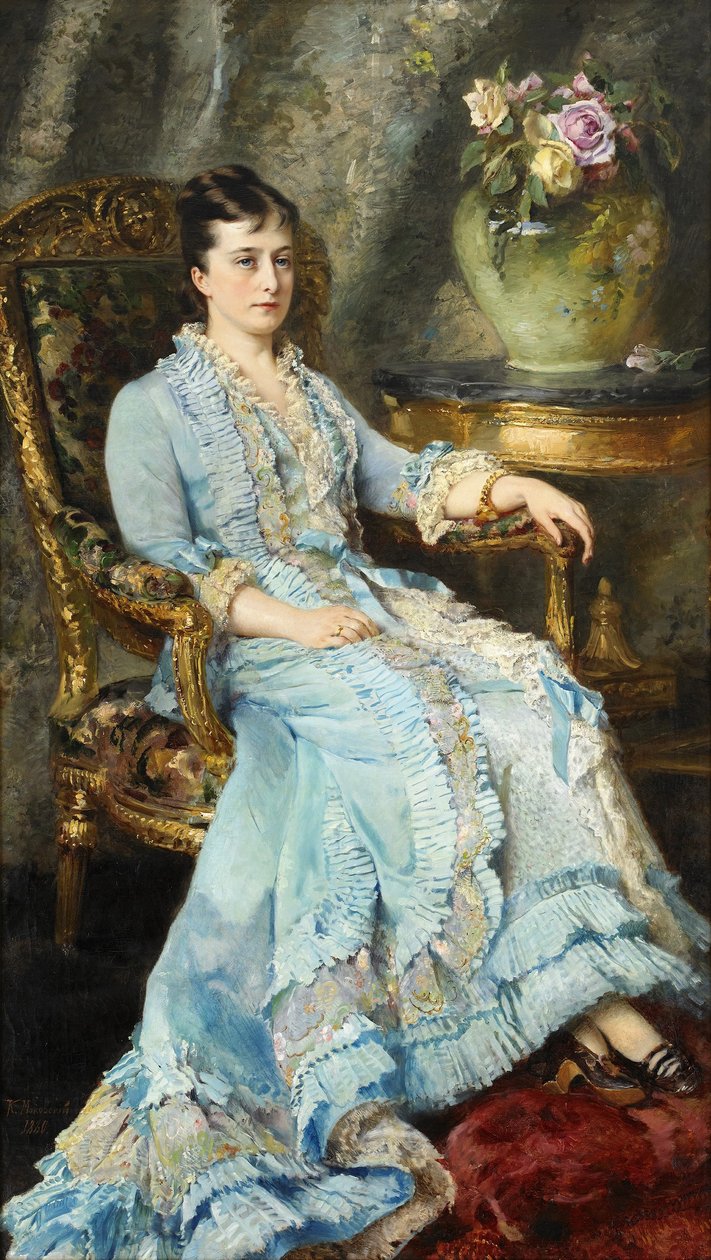 Portrét Kateřiny Dolgorukové (1847-1922) od Konstantin Makovsky