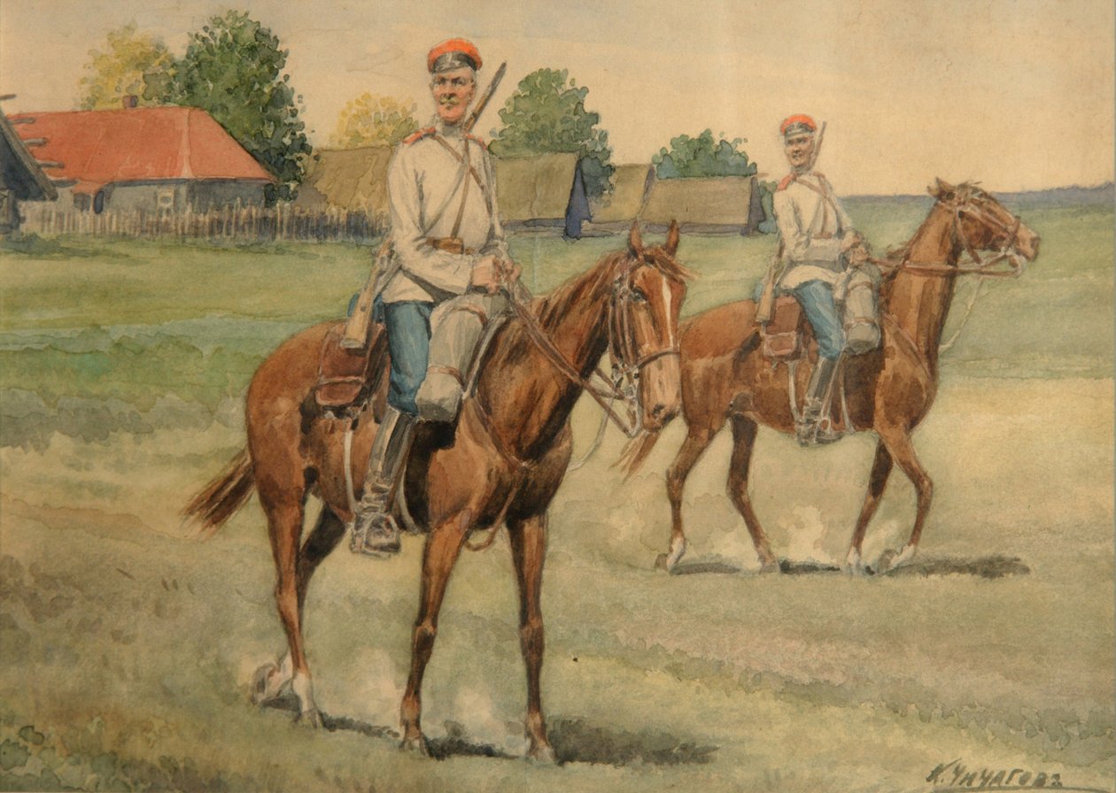 kozáci od Konstantin Nikolayevich Chichagov
