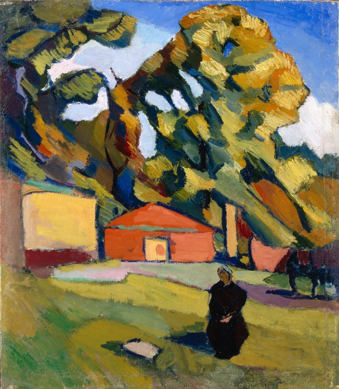 Dekorativní krajina, 1928-1929 od Konstantin Nikolayevich Istomin