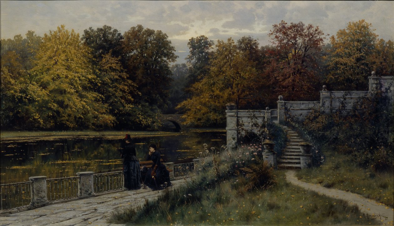 Park Lazienki, 1886 od Konstantin Yakovlevich Kryzhitsky