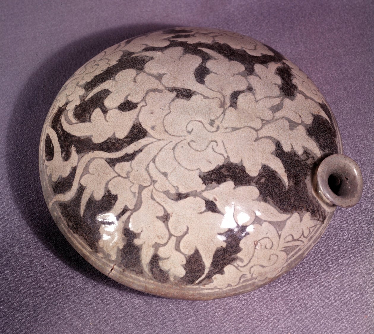 Art coreen: porcelánová láhev na víno (nebo láhev). Koryo období od Korean School