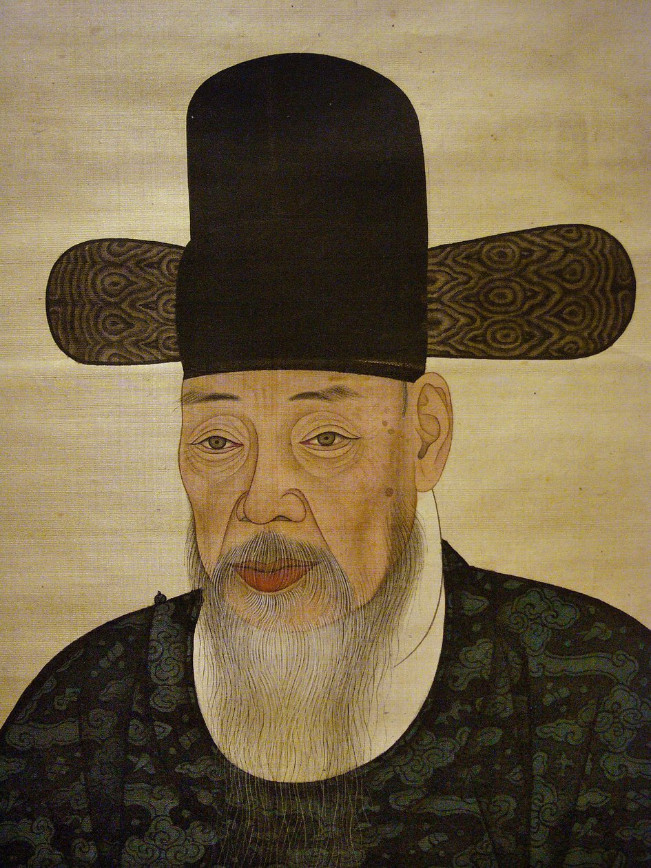 Portrét Yi Gilbo (nebo "Yeonan") od Korean School