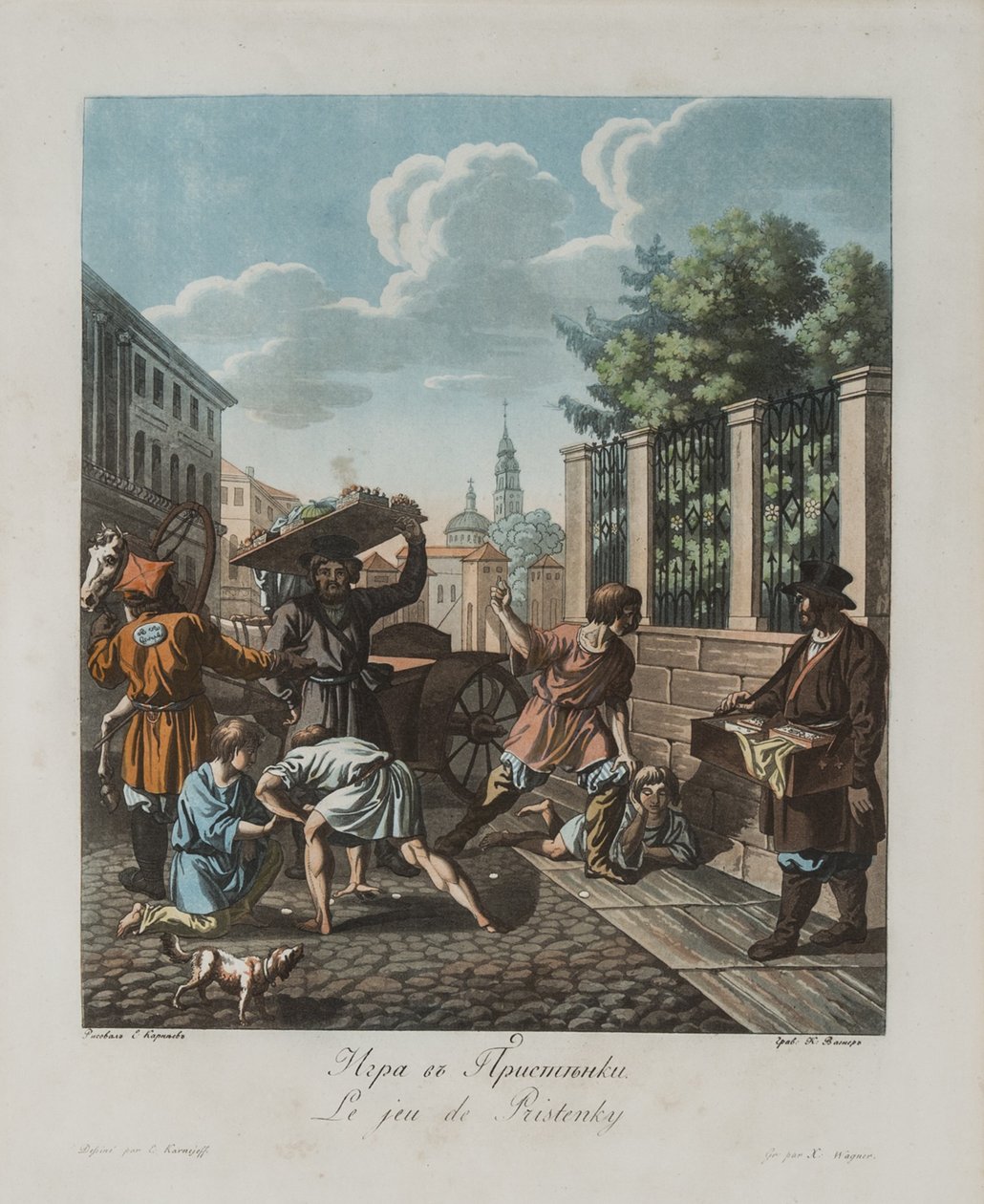 Hra Pristenok, asi 1812 od Korneev