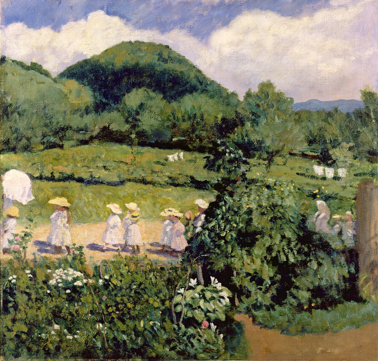 Piknik v květnu, letní den, 1906 od Károly Ferenczy