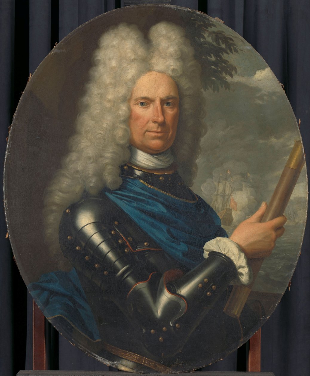 Portrét kontradmirála Arenta van Burena od Krzyztof (1659-1729) Lubieniecki