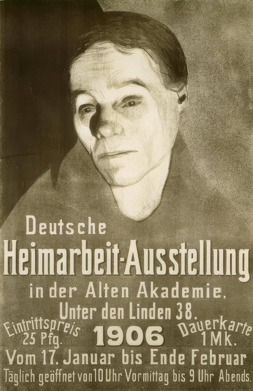 Německá výstava domácích úkolů v Alte Akademie, Unte od Käthe Kollwitz