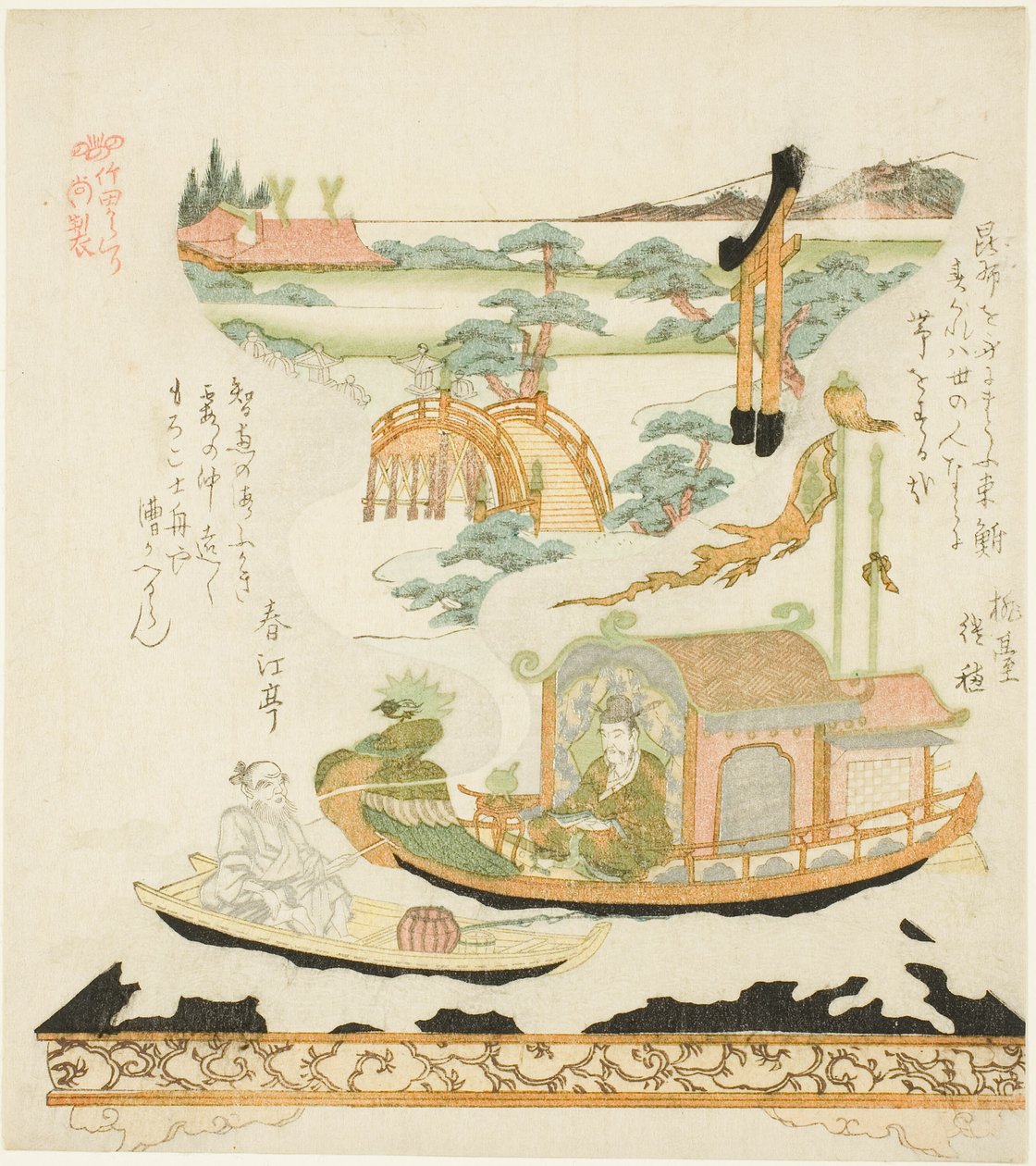 Takeda Mechanika l Dewise (Takeda Karakuri): Hakurakuten od Kubo Shunman