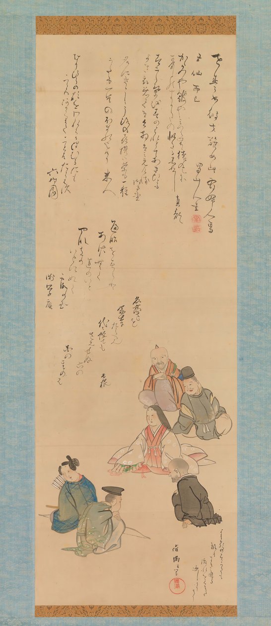 Šest poetických nesmrtelných, ca. 1810. od Kubo Shunman