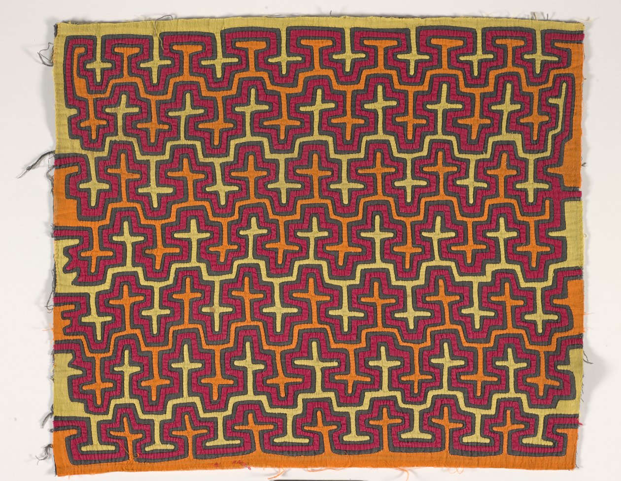 Shirt Panel (mola), cca 1950 (aplikovaná bavlna) od Kuna Indian Culture