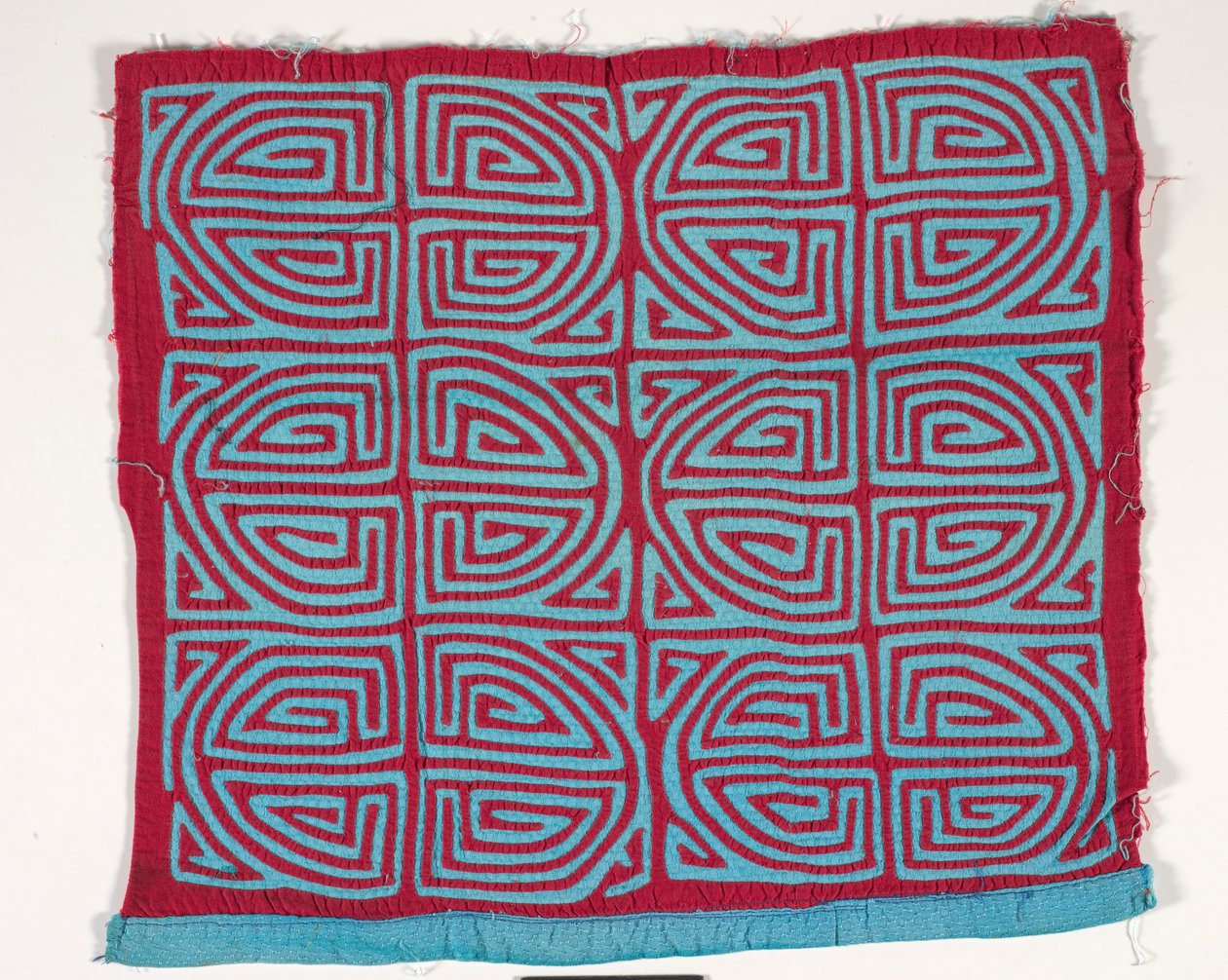 Panel košile (mola) (aplikovaná bavlna) od Kuna Indian Culture