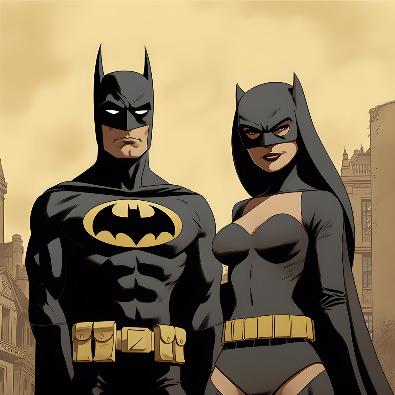 Batman a Catwoman 4 od Kurt Heppke