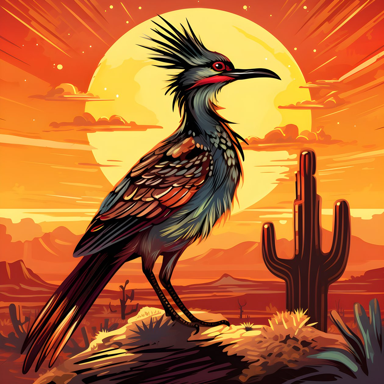 Roadrunner horké slunce 2 od Kurt Heppke