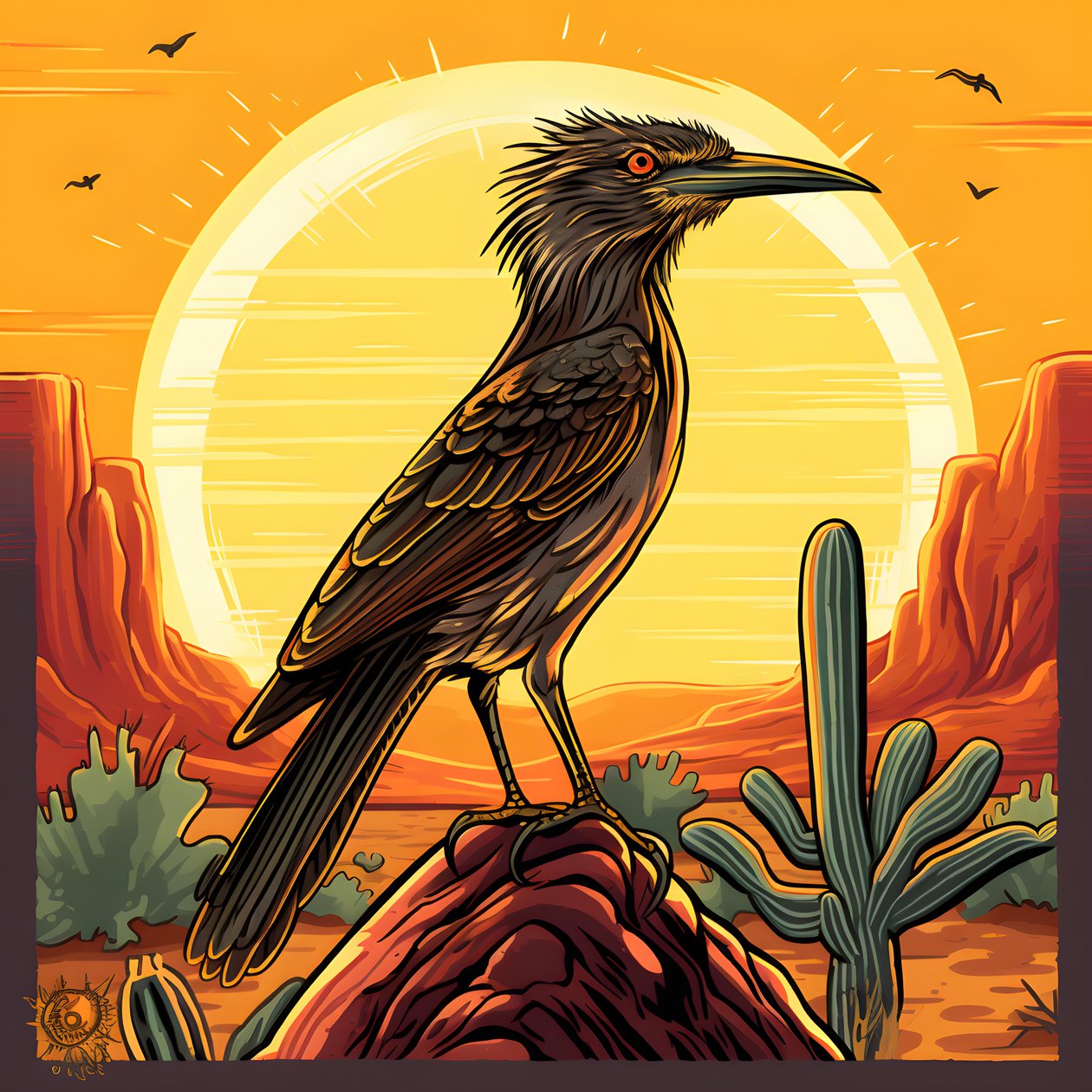 Roadrunner horké slunce 4 od Kurt Heppke