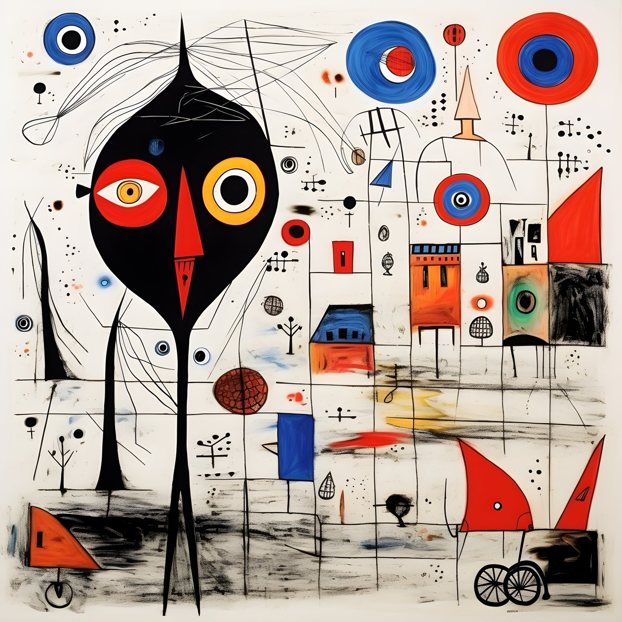 Surrealistické ilustrace Joan Miró. 2 od Kurt Heppke