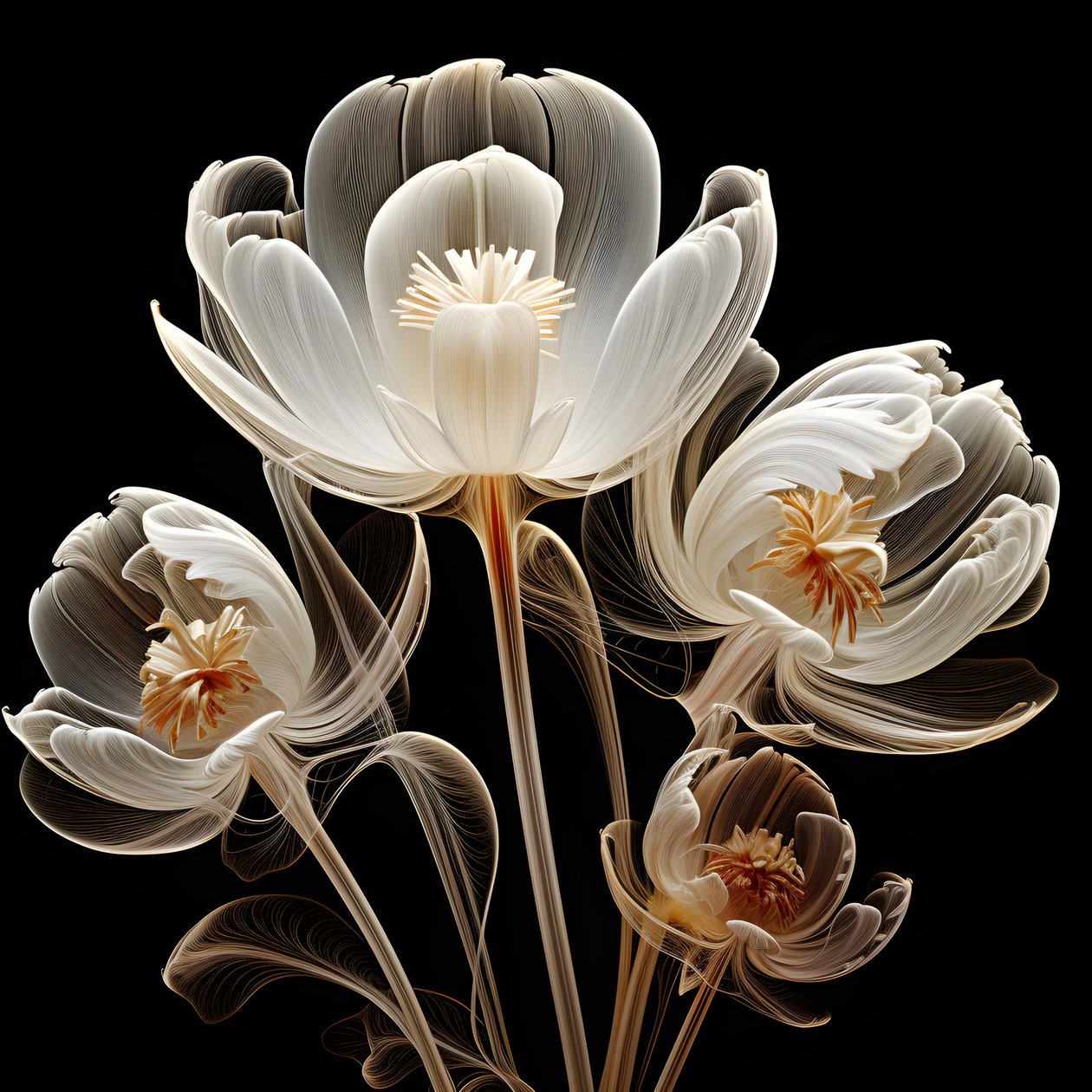 Balení tulipánů 2 od Kurt Heppke