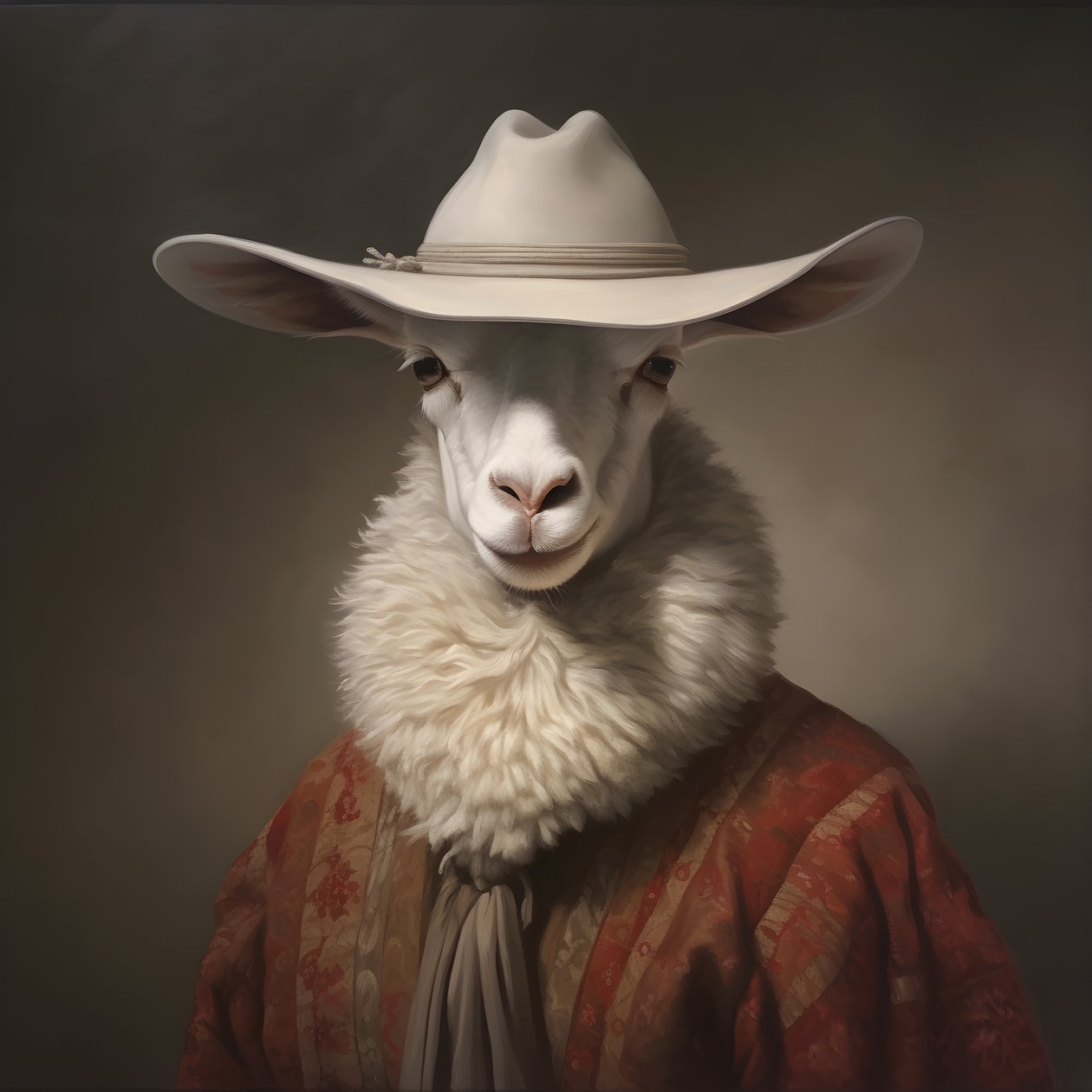 dalai-lama cowboyhatussa 4 od Kurt Heppke