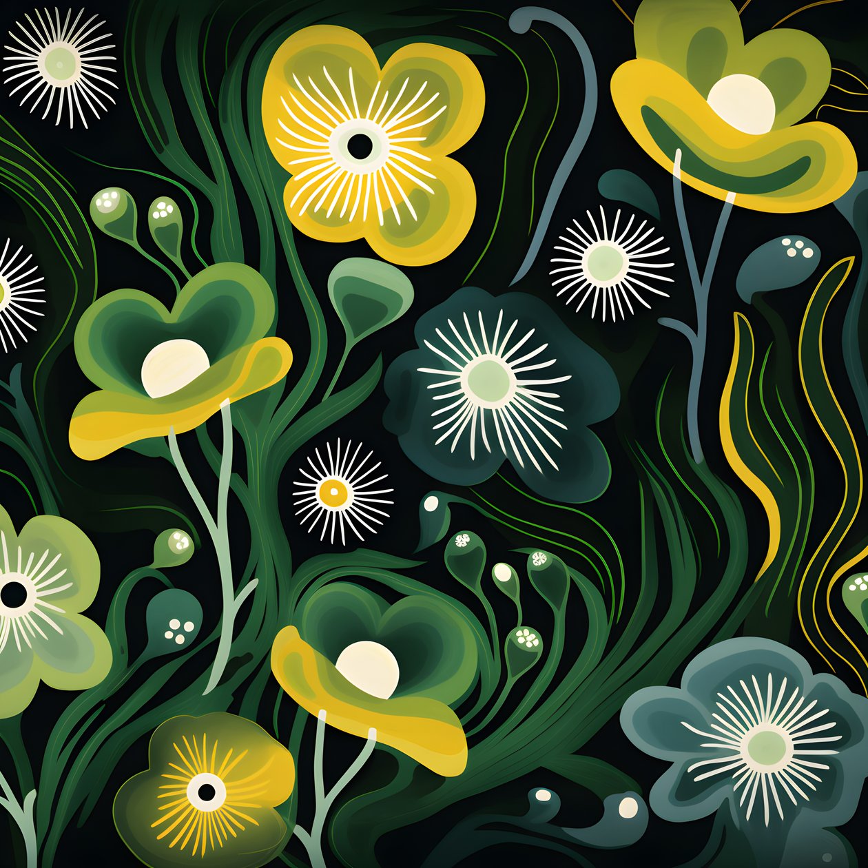 nykyaikaiset abstraktit muodot Marimekko 1 od Kurt Heppke