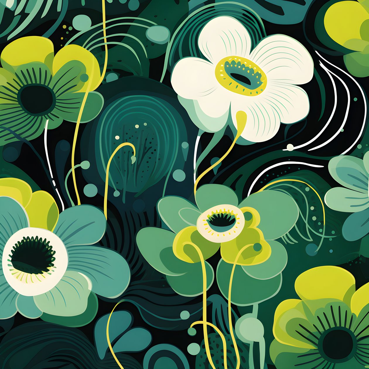 nykyaikaisia ​​abstrakteja muotoja Marimekko 3 od Kurt Heppke