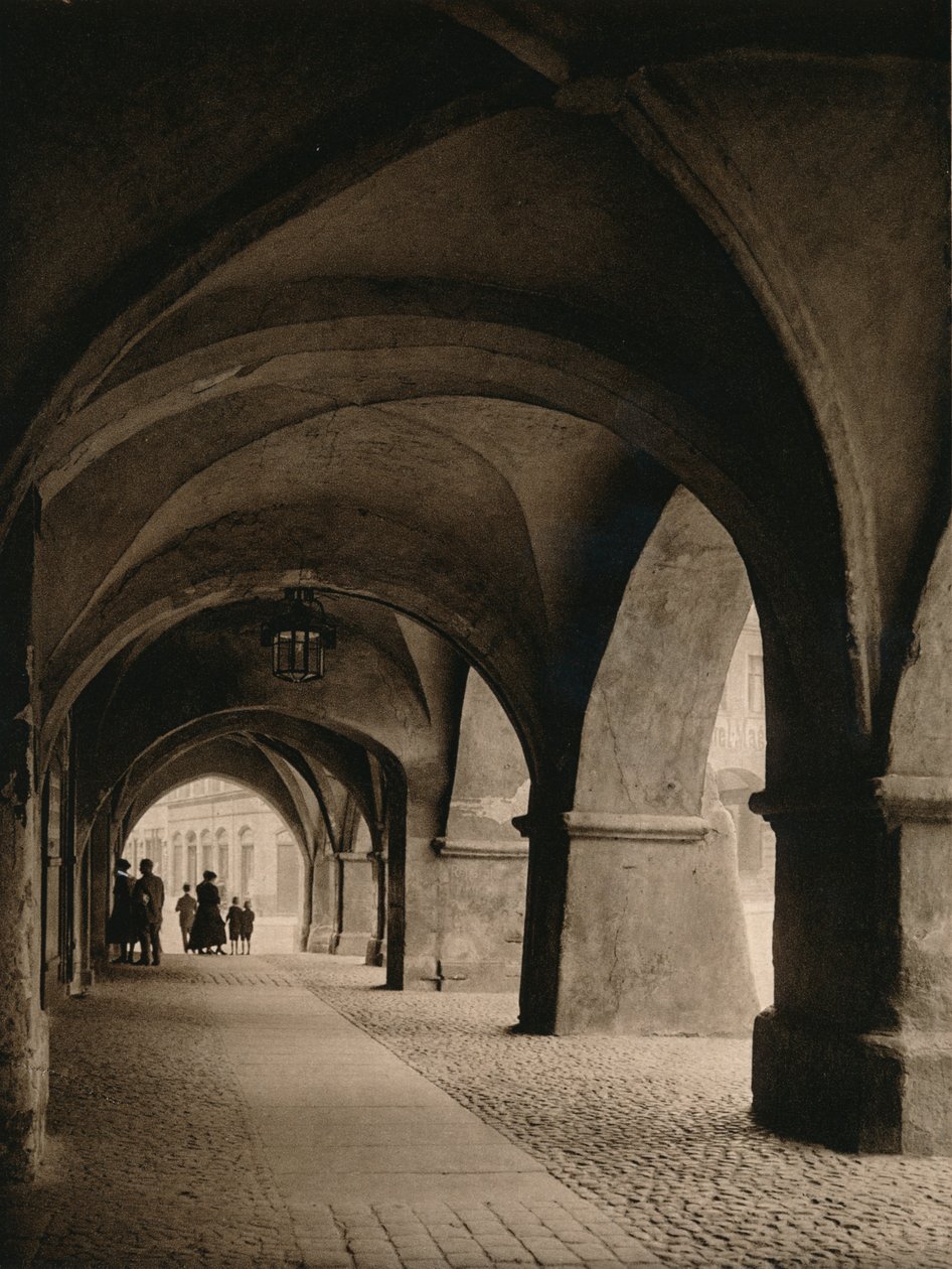 Goritz - Arkády na náměstí, 1931 od Kurt Hielscher