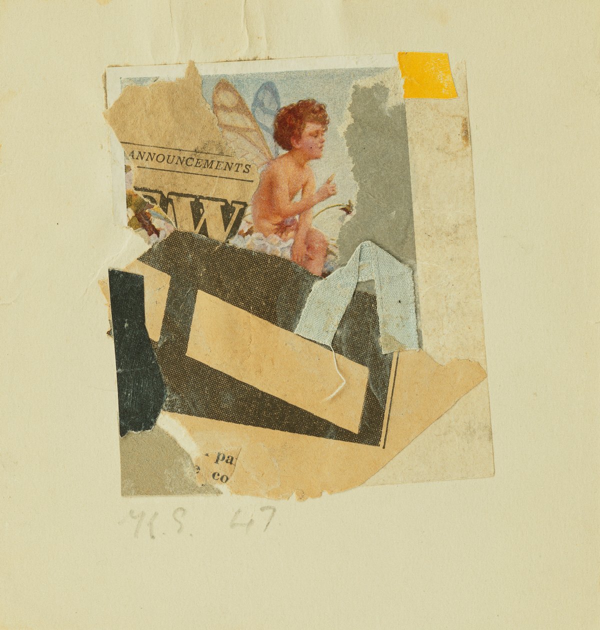Oznámení, 1947 od Kurt Schwitters