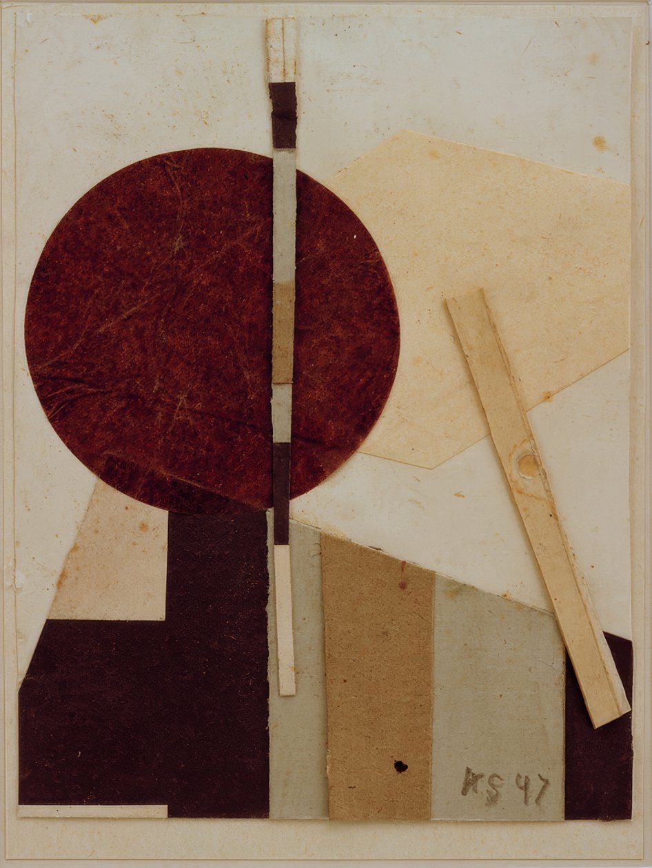 Kruhové-úhlové od Kurt Schwitters