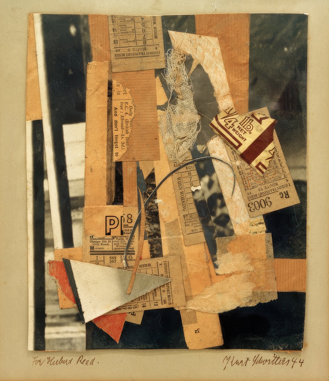Pro Herberta Reada od Kurt Schwitters