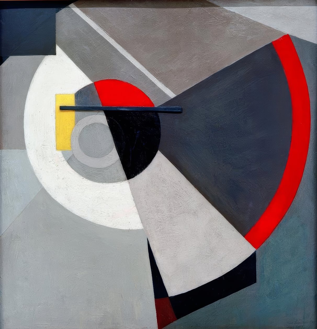 Merz 1003. Pfauenrad od Kurt Schwitters