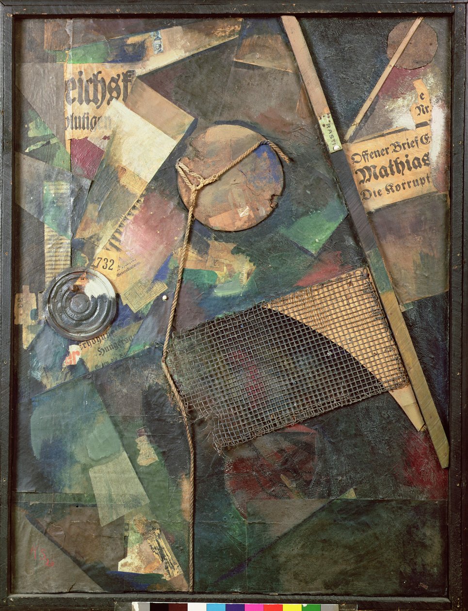 Merzbild od Kurt Schwitters
