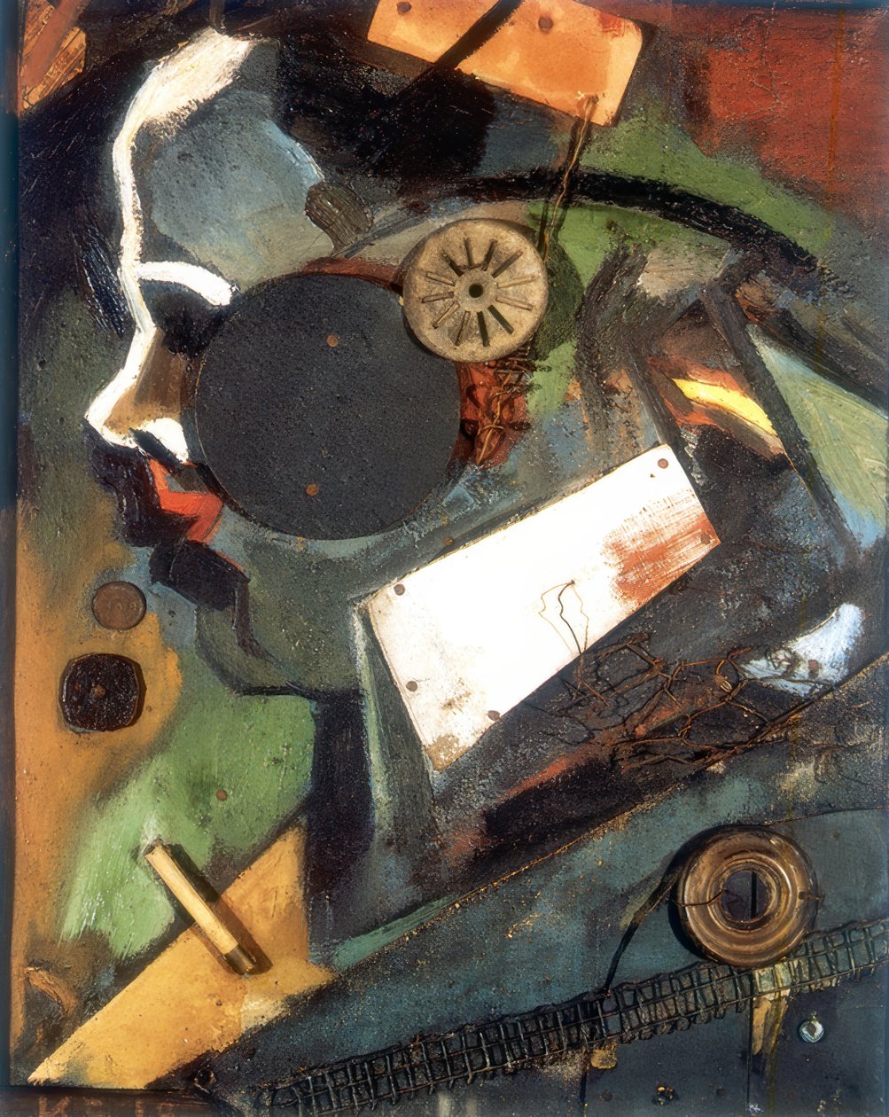 Merzbild 1A (Lékař) od Kurt Schwitters