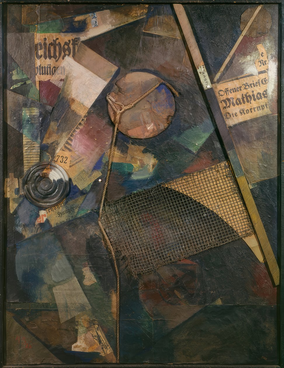 Merzbild 25 A. Souhvězdí od Kurt Schwitters