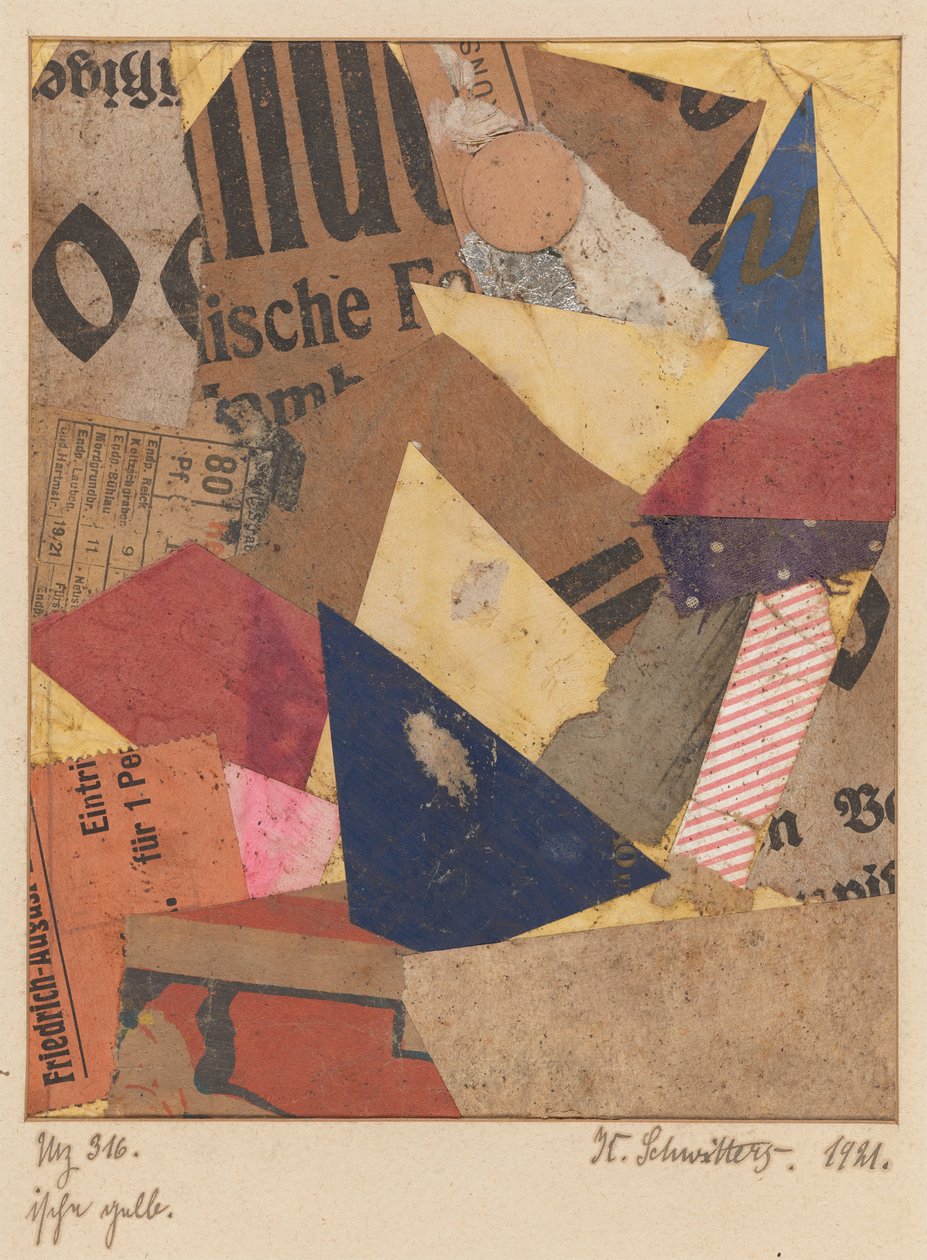 Mz 316 ische Yellow (Mz 316 ische Yellow) od Kurt Schwitters
