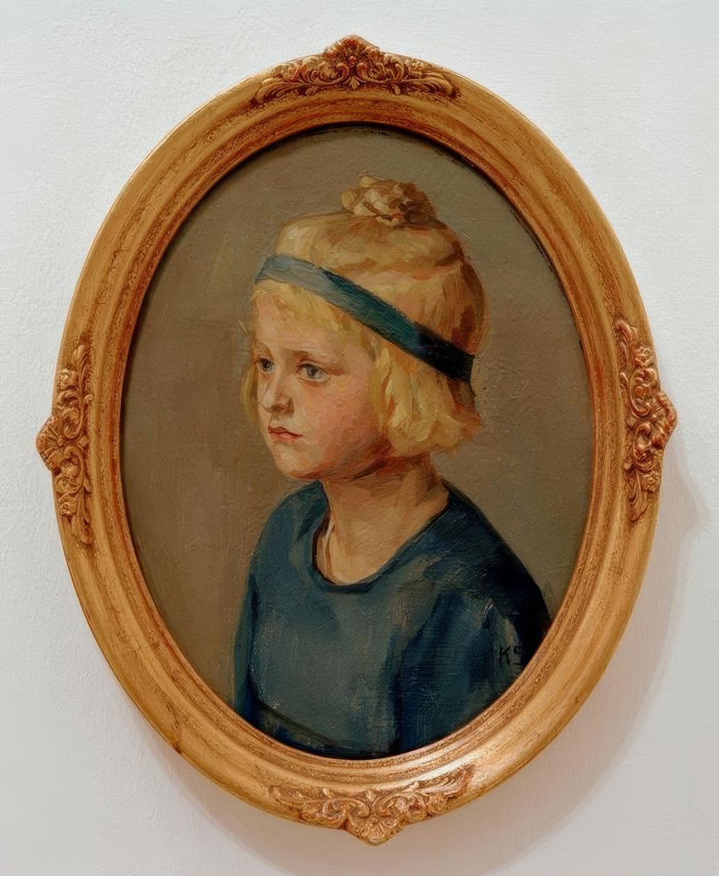 Bez názvu (portrét Marie Oehlmann) od Kurt Schwitters