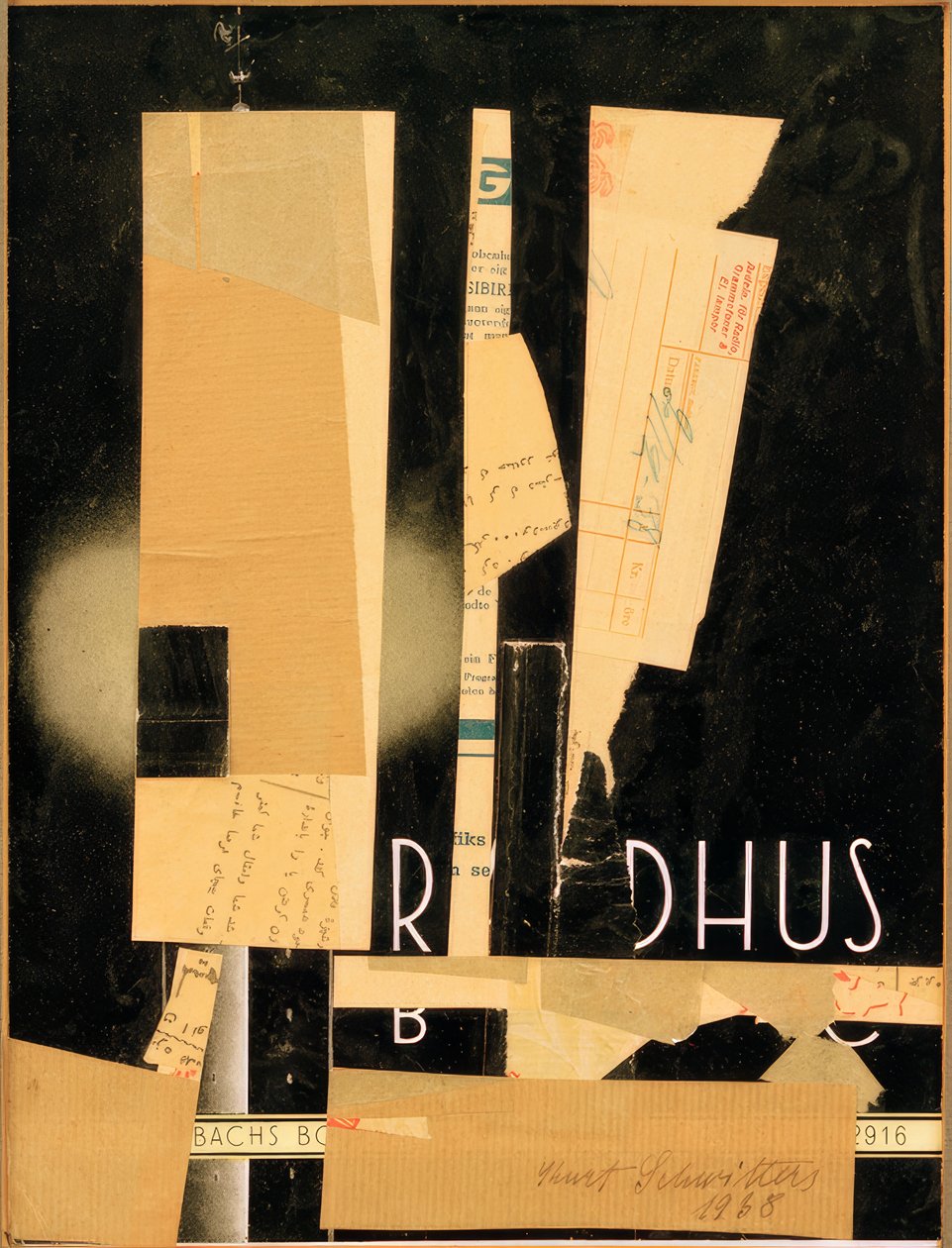 Bez názvu (R DHUS) od Kurt Schwitters