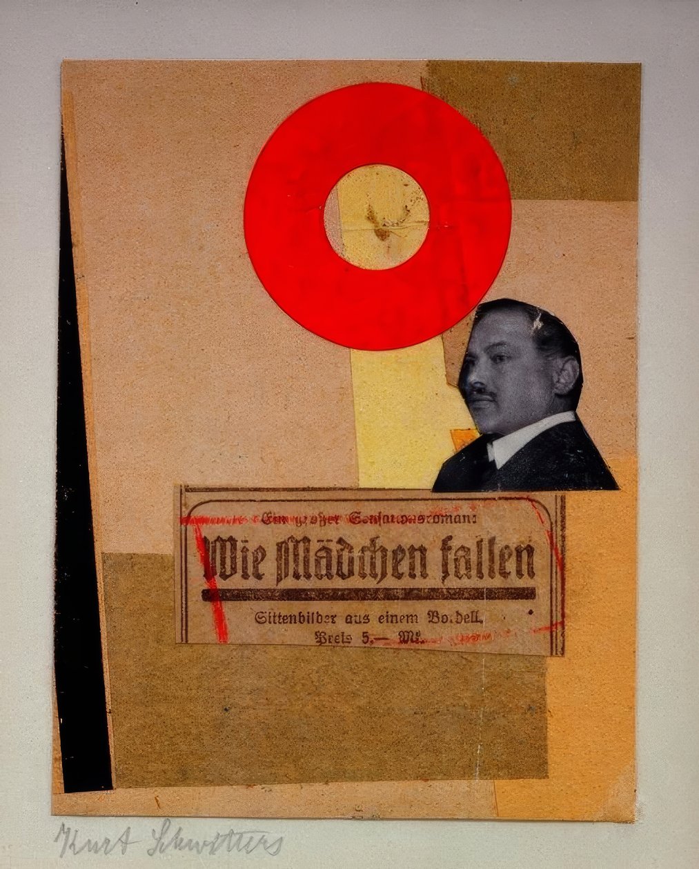 Bez názvu (Jak padají dívky) od Kurt Schwitters