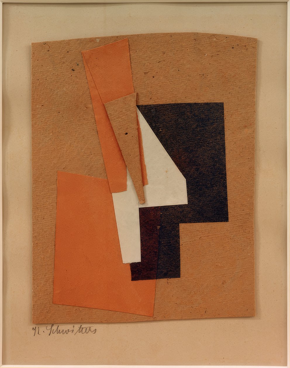 Bez názvu (šedá, modrá, červená, bílá) od Kurt Schwitters