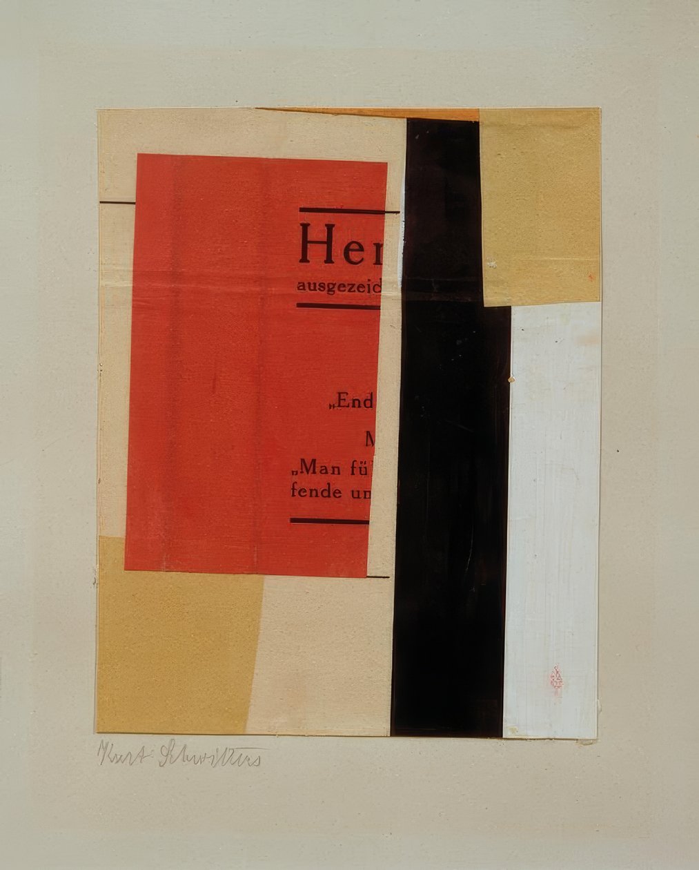 Nepojmenovaná od Kurt Schwitters