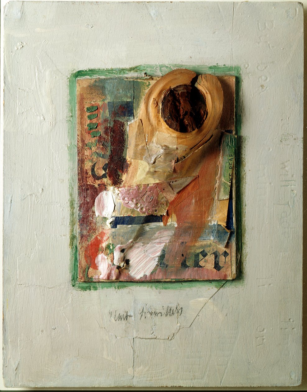 Hrušková koláž od Kurta Schwitterse (1887-1948) 1938 Soukromá sbírka od Kurt Schwitters
