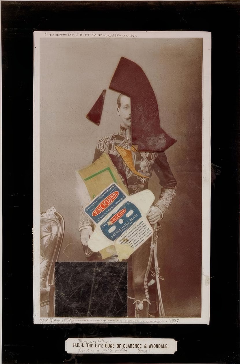 Zesnulý vévoda z Clarence a Avondale od Kurt Schwitters