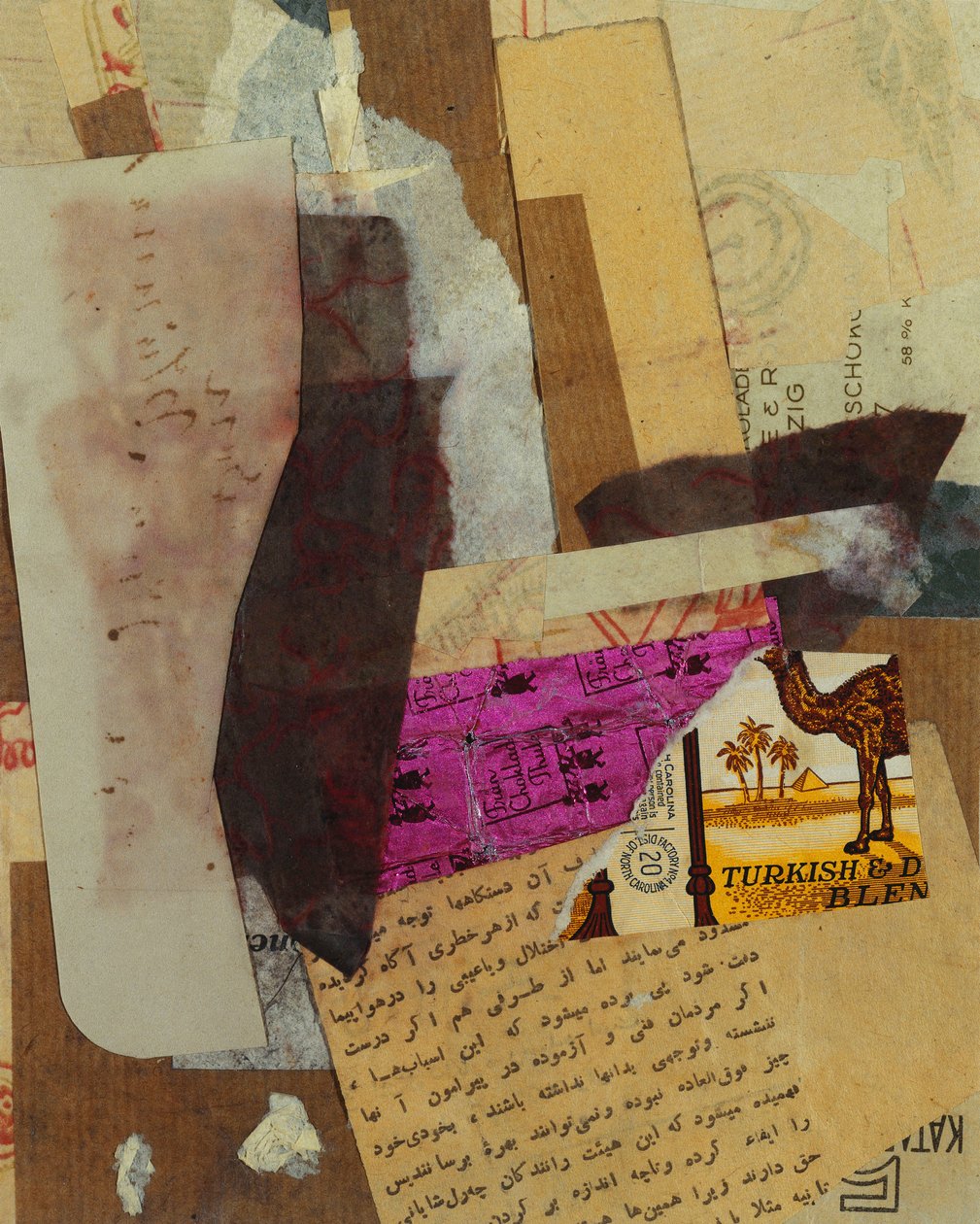 Turecká a D Blend, 1936 od Kurt Schwitters