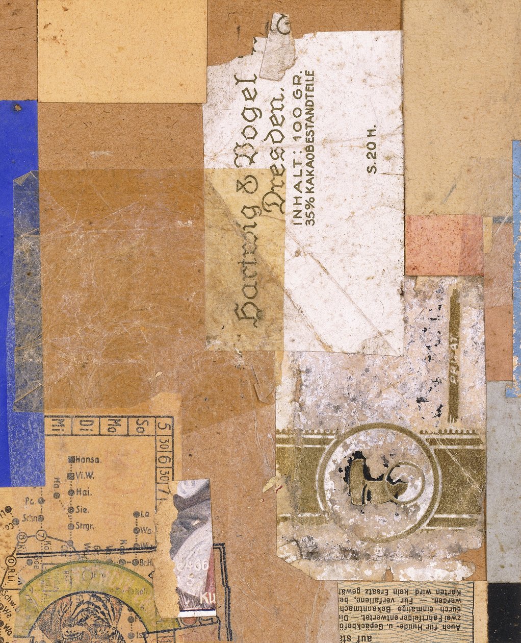 Bez názvu, 1926 od Kurt Schwitters
