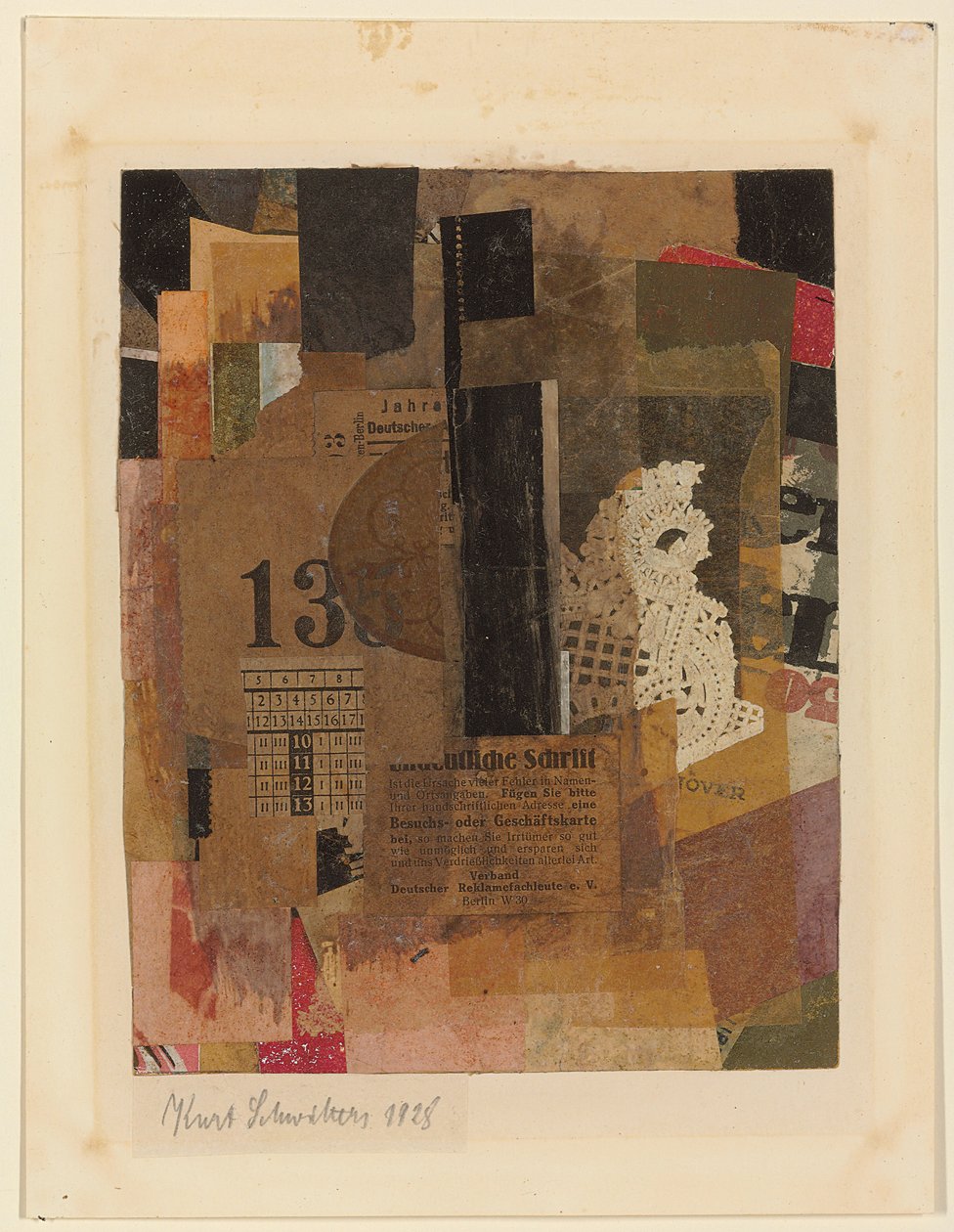 Nepojmenovaná; Bez názvu, 1928 od Kurt Schwitters