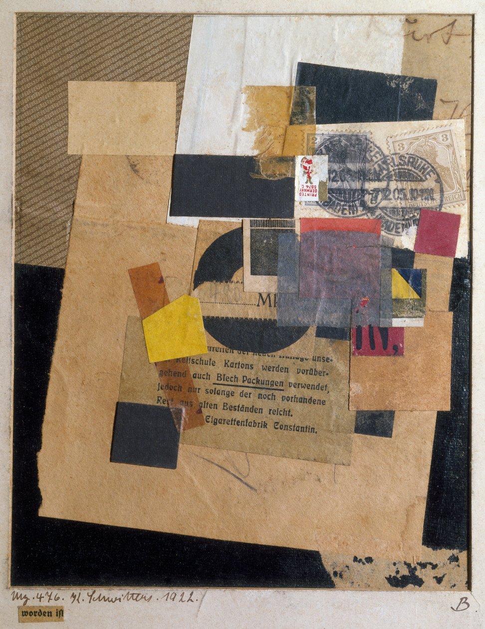 Bylo (koláž od Kurt Schwitters